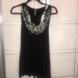 Black racer back top.